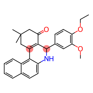 5-(4-ethoxy-3-methoxyphenyl)-2,2-dimethyl-2,3,5,6-tetrahydrobenzo[a]phenanthridin-4(1H)-one