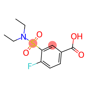 3-DIETHYLSULFAMOYL-4-FLUORO-BENZOIC ACID
