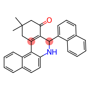 2,2-dimethyl-5-(1-naphthyl)-2,3,5,6-tetrahydrobenzo[a]phenanthridin-4(1H)-one