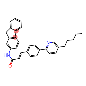 N-(9H-fluoren-2-yl)-3-[4-(5-pentyl-2-pyridinyl)phenyl]acrylamide