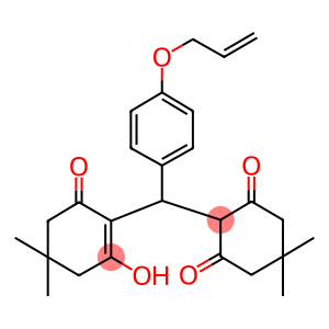 2-[[4-(allyloxy)phenyl](2-hydroxy-4,4-dimethyl-6-oxo-1-cyclohexen-1-yl)methyl]-5,5-dimethyl-1,3-cyclohexanedione