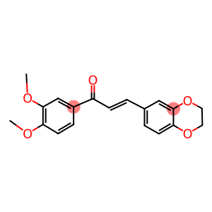 3-(2,3-dihydro-1,4-benzodioxin-6-yl)-1-(3,4-dimethoxyphenyl)-2-propen-1-one