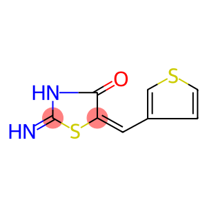 2-imino-5-(3-thienylmethylene)-1,3-thiazolidin-4-one