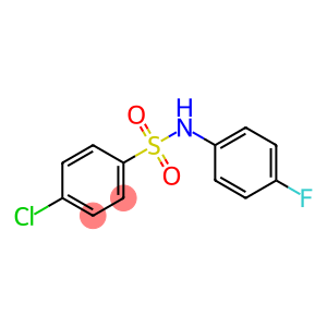 Benzenesulfonamide, 4-chloro-N-(4-fluorophenyl)-