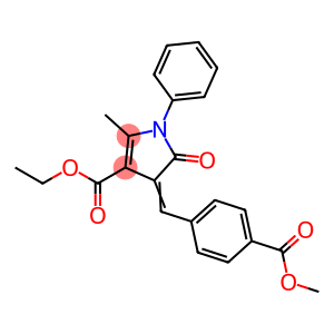 ethyl 4-[4-(methoxycarbonyl)benzylidene]-2-methyl-5-oxo-1-phenyl-4,5-dihydro-1H-pyrrole-3-carboxylate