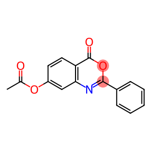 4H-3,1-Benzoxazin-4-one, 7-(acetyloxy)-2-phenyl-