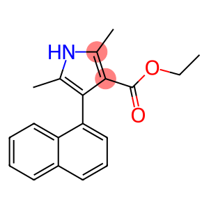 1H-Pyrrole-3-carboxylicacid,2,5-dimethyl-4-(1-naphthalenyl)-,ethylester(9CI)