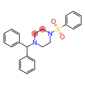 1-benzhydryl-4-(phenylsulfonyl)piperazine