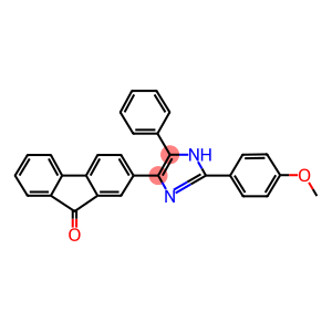 2-[2-(4-methoxyphenyl)-5-phenyl-1H-imidazol-4-yl]-9H-fluoren-9-one