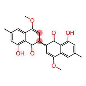 4,4'-Dimethoxy-6,6'-dimethyl-8,8'-dihydroxy-Δ2,2'(1H,1'H)-binaphthalene-1,1'-dione