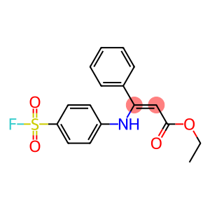 2-Propenoic acid,3-[[4-(fluorosulfonyl)phenyl]amino]-3-phenyl-, ethyl ester