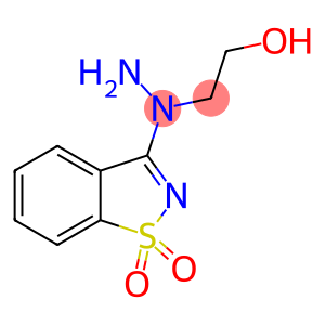 2-[1-(1,1-二氧代-1,2-苯并异噻唑-3-基)肼基]乙醇