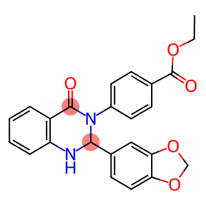 ethyl 4-(2-(1,3-benzodioxol-5-yl)-4-oxo-1,4-dihydro-3(2H)-quinazolinyl)benzoate