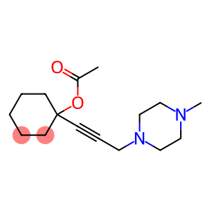1-(3-(4-甲基-1-哌嗪基)丙-1-炔基) 环己基醋酸盐