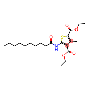 diethyl 5-(decanoylamino)-3-methyl-2,4-thiophenedicarboxylate