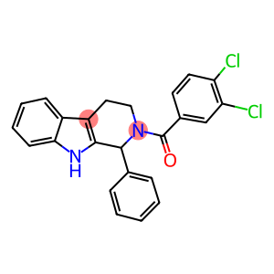 2-(3,4-dichlorobenzoyl)-1-phenyl-2,3,4,9-tetrahydro-1H-beta-carboline