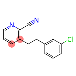 3-[2-(3-Chlorophenyl)ethyl]-2-pyridinecarbonitrile