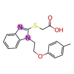 ({1-[2-(4-methylphenoxy)ethyl]-1H-benzimidazol-2-yl}sulfanyl)acetic acid