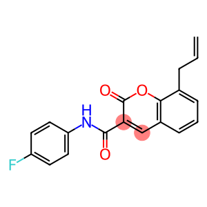 8-allyl-N-(4-fluorophenyl)-2-oxo-2H-chromene-3-carboxamide