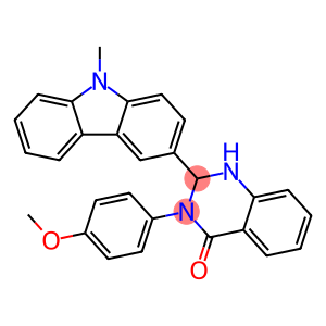 2-(9-methyl-9H-carbazol-3-yl)-3-[4-(methyloxy)phenyl]-2,3-dihydroquinazolin-4(1H)-one