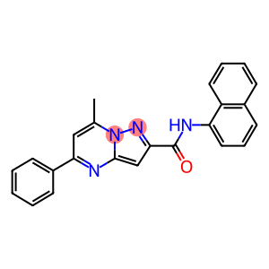 7-methyl-N-(1-naphthyl)-5-phenylpyrazolo[1,5-a]pyrimidine-2-carboxamide