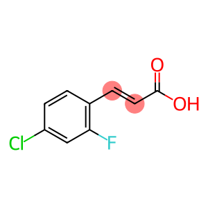 (E)-3-(4-Chloro-2-fluorophenyl)acrylic acid