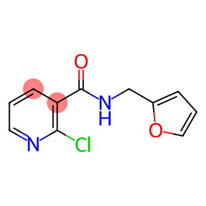 3-Pyridinecarboxamide, 2-chloro-N-(2-furanylmethyl)-