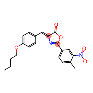 4-(4-butoxybenzylidene)-2-{3-nitro-4-methylphenyl}-1,3-oxazol-5(4H)-one