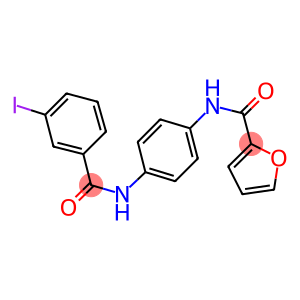 N-{4-[(3-iodobenzoyl)amino]phenyl}-2-furamide