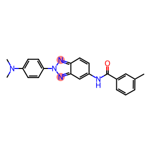 N-{2-[4-(dimethylamino)phenyl]-2H-1,2,3-benzotriazol-5-yl}-3-methylbenzamide