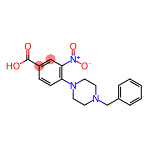 4-(4-Benzyl-1-piperazinyl)-3-nitrobenzoic acid