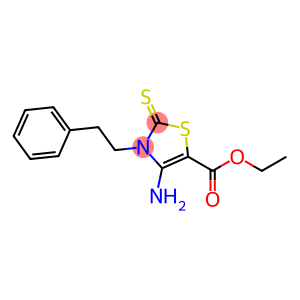 Ethyl4-amino-3-(2-phenylethyl)-2-thioxo-2,3-dihydro-1,3-thiazole-5-carboxylate