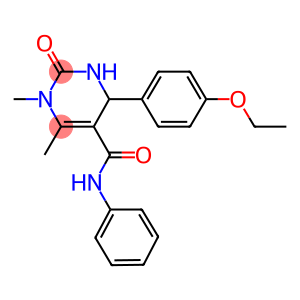 4-(4-ethoxyphenyl)-1,6-dimethyl-2-oxo-N-phenyl-1,2,3,4-tetrahydro-5-pyrimidinecarboxamide