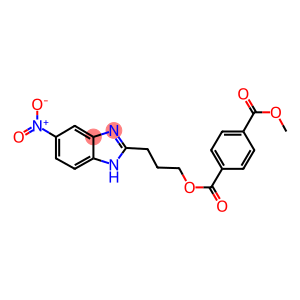 1-(3-{5-nitro-1H-benzimidazol-2-yl}propyl) 4-methyl benzene-1,4-dicarboxylate