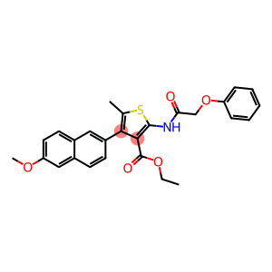 ethyl 4-(6-methoxy-2-naphthyl)-5-methyl-2-[(phenoxyacetyl)amino]-3-thiophenecarboxylate
