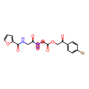 2-(4-bromophenyl)-2-oxoethyl {[(2-furoylamino)acetyl]amino}acetate