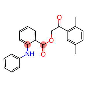 2-(2,5-dimethylphenyl)-2-oxoethyl 2-anilinobenzoate