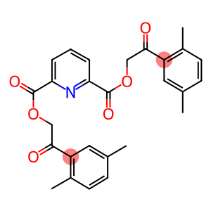 bis[2-(2,5-dimethylphenyl)-2-oxoethyl] 2,6-pyridinedicarboxylate