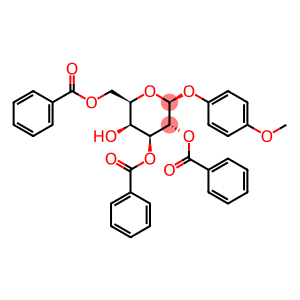 4-methoxyphenyl 2,3,6-tri-O-benzoyl-β-D-galactopyranoside