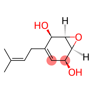 7-Oxabicyclo[4.1.0]hept-3-ene-2,5-diol, 3-(3-methyl-2-butenyl)-, [1R-(1α,2β,5β,6α)]- (9CI)