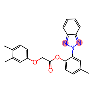 2-(2H-1,2,3-benzotriazol-2-yl)-4-methylphenyl (3,4-dimethylphenoxy)acetate