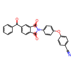 4-[4-(5-benzoyl-1,3-dioxo-1,3-dihydro-2H-isoindol-2-yl)phenoxy]benzonitrile