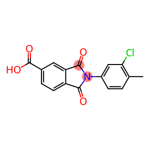 2-(3-氯-4-甲基-苯基)-1,3-二氧代-异5-吲哚甲酸