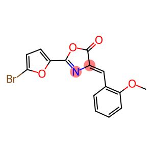 2-(5-bromo-2-furyl)-4-(2-methoxybenzylidene)-1,3-oxazol-5(4H)-one