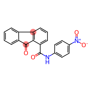 N-{4-nitrophenyl}-9-oxo-9H-fluorene-1-carboxamide