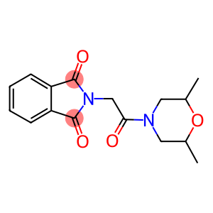 2-[2-(2,6-dimethyl-4-morpholinyl)-2-oxoethyl]-1H-isoindole-1,3(2H)-dione