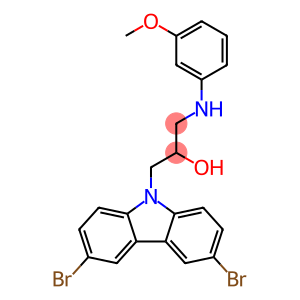 1-(3,6-dibromocarbazol-9-yl)-3-(3-methoxyanilino)propan-2-ol