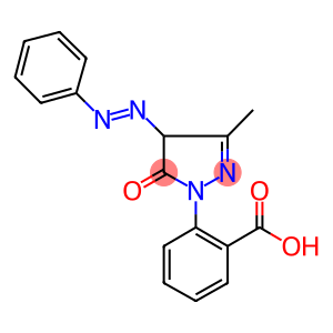 2-[3-methyl-5-oxo-4-(phenyldiazenyl)-4,5-dihydro-1H-pyrazol-1-yl]benzoic acid