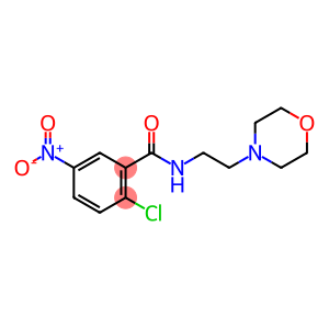 Benzamide, 2-chloro-N-[2-(4-morpholinyl)ethyl]-5-nitro-