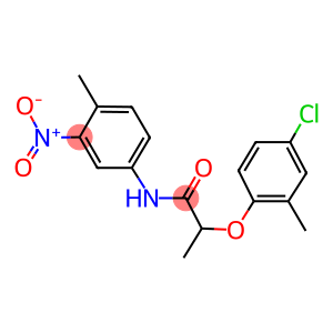 2-(4-chloro-2-methylphenoxy)-N-{3-nitro-4-methylphenyl}propanamide